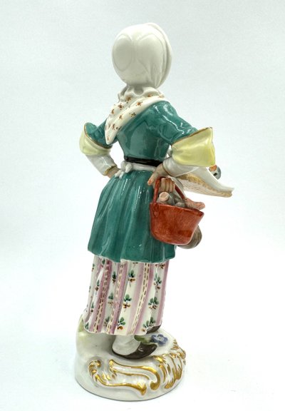 Meissen - Les Cris De Paris, Vendeuse De Poisson