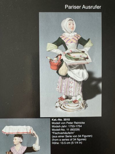 Meissen - Les Cris De Paris, Vendeuse De Poisson