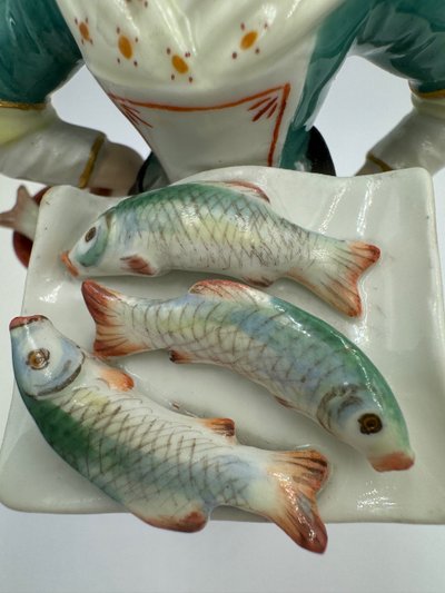 Meissen - Les Cris De Paris, Vendeuse De Poisson