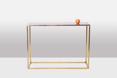 Casa Jansen. Console in ottone dorato. Circa 1970. LS6175609P