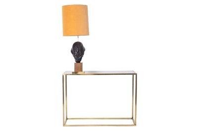 Casa Jansen. Console in ottone dorato. Circa 1970. LS6175609P