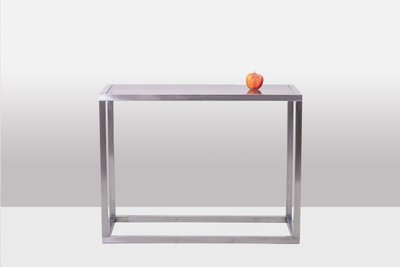 Casa Jansen. Console in alluminio spazzolato. 1970s. LS6176108P