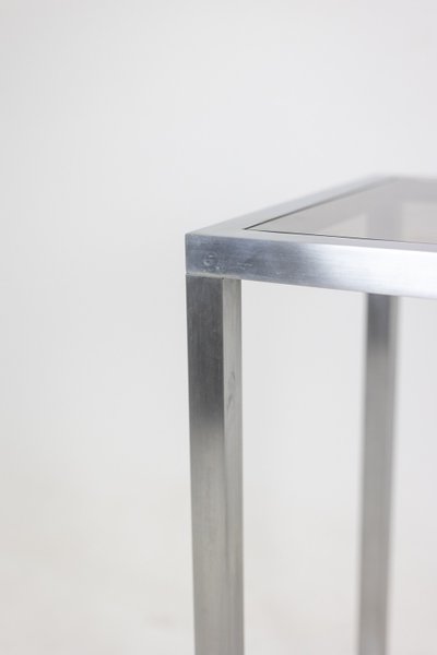 Casa Jansen. Console in alluminio spazzolato. 1970s. LS6176108P