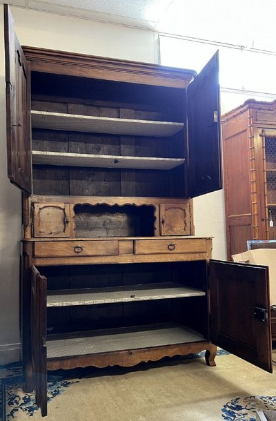 Louis XV Period Solid Walnut Buffet