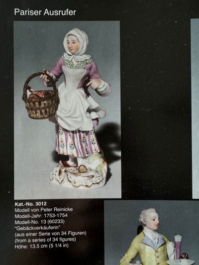 Meissen - Les Cris De Paris, Assistente di pasticceria