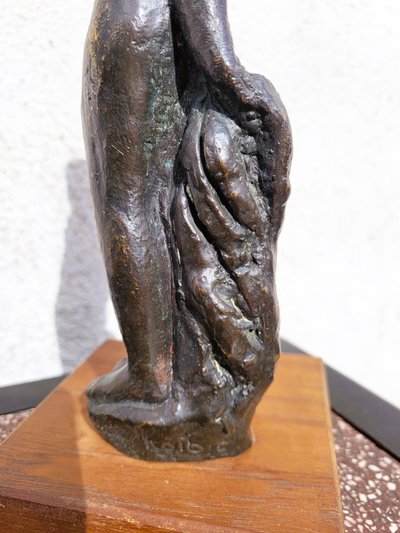 G Kolbic, Donna nuda in bronzo, inizio XX secolo