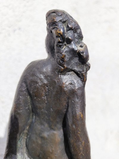 G Kolbic, Donna nuda in bronzo, inizio XX secolo