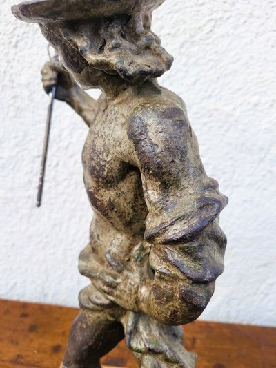 Cast Iron Mercury Statue
