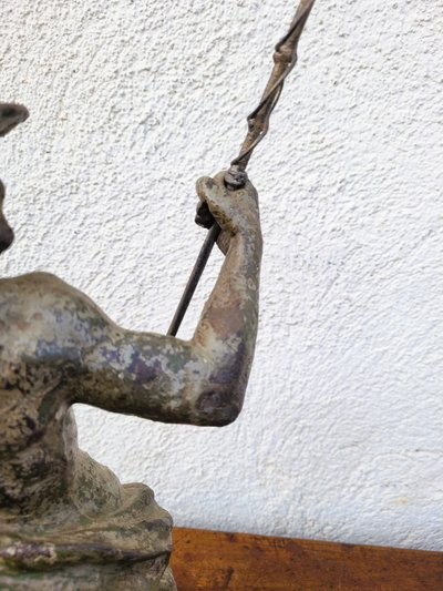 Cast Iron Mercury Statue