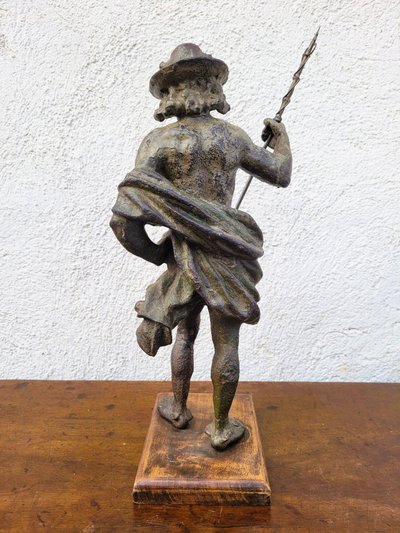 Cast Iron Mercury Statue
