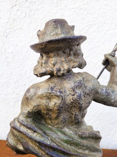 Cast Iron Mercury Statue