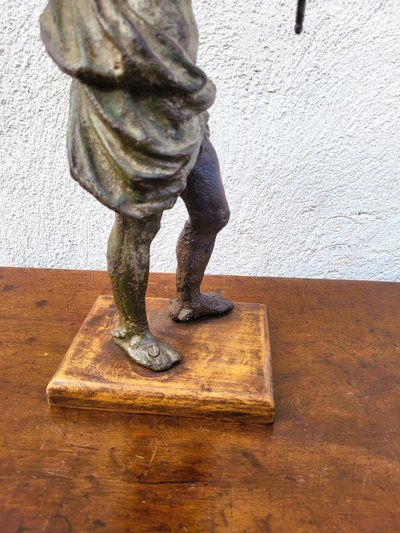 Cast Iron Mercury Statue