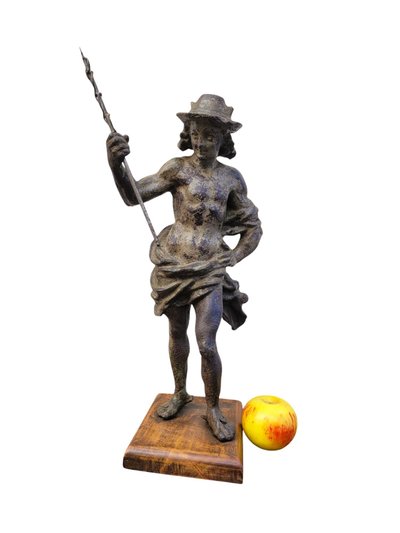 Cast Iron Mercury Statue