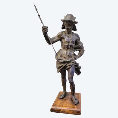 Cast Iron Mercury Statue