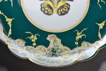 Beautiful Limoges Porcelain Plate. Late 19th