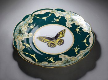 Beautiful Limoges Porcelain Plate. Late 19th