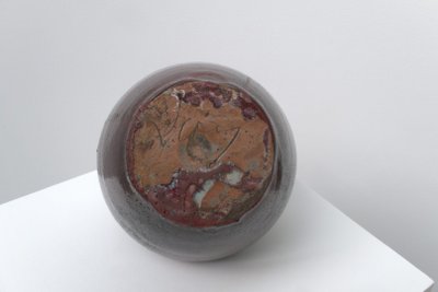 Vase en grès à couverte sang-de-boeuf - Eugène lion