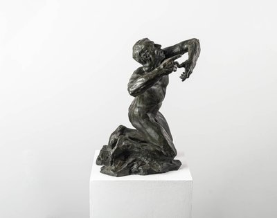 Nudo maschile - Scultura in bronzo - Orphée