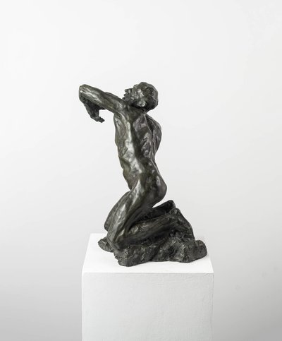 Nudo maschile - Scultura in bronzo - Orphée