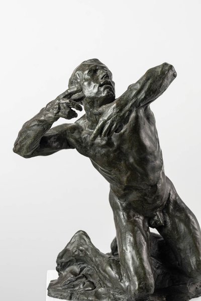 Nudo maschile - Scultura in bronzo - Orphée