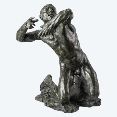 Nudo maschile - Scultura in bronzo - Orphée