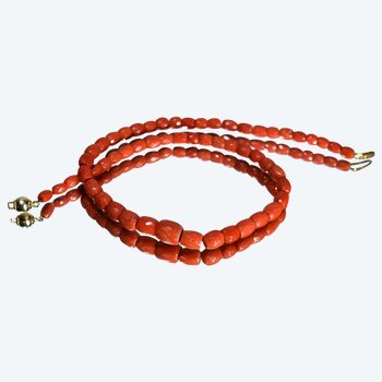 Sciacca Sicily Coral Necklace