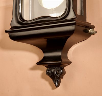  Viennese-style wall regulator clock, Austria/Black Forest Germany circa 1850-80.