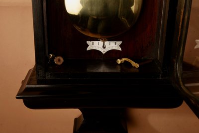  Viennese-style wall regulator clock, Austria/Black Forest Germany circa 1850-80.