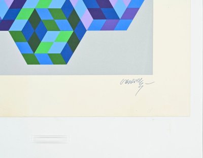 Screenprint by Victor Vasarély
