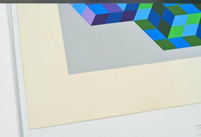 Screenprint by Victor Vasarély