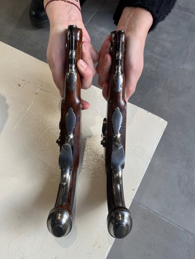 Paire de pistolets de  Duon à Nancy