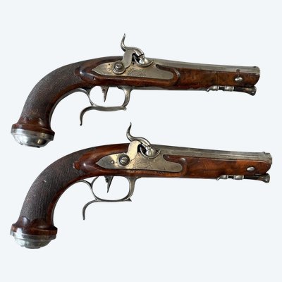 Paire de pistolets de  Duon à Nancy