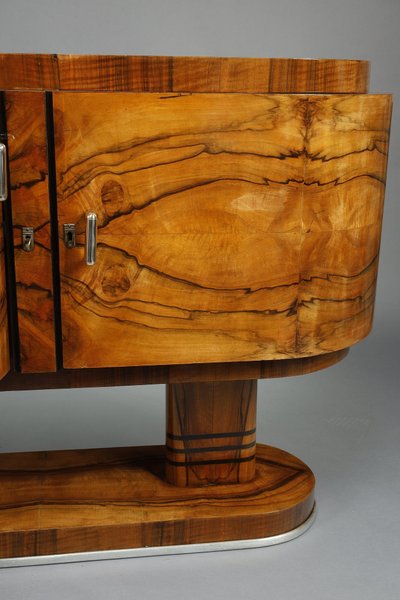 2ER ART DECO MÖBEL AUS NUSSBAUM