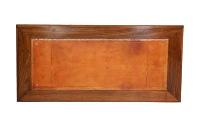 Scrivania piatta in stile Luigi Filippo con cassetti estraibili