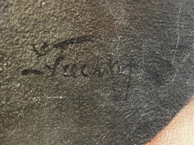 Leonid FRECHKOP (1897–1982), „Akt im Pelzmantel“