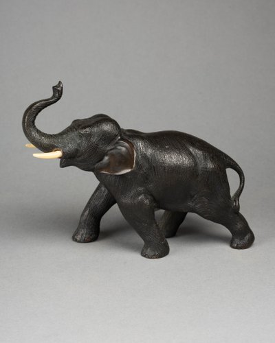 Bronze elephant, 19th Century