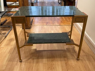 Marcel COARD (1889 – 1975), rare table console à deux plateaux, signée