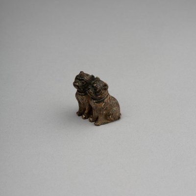 Petit bronze de Vienne aux carlins, XIXe siècle 