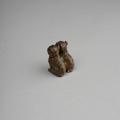 Petit bronze de Vienne aux carlins, XIXe siècle 