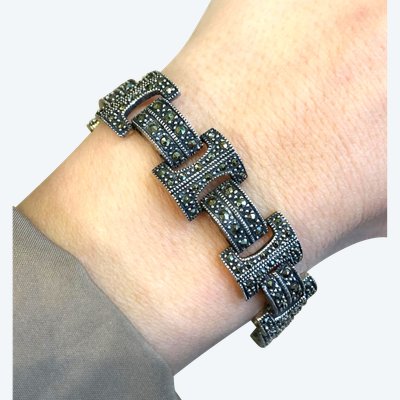 Bracciale con marcasiti