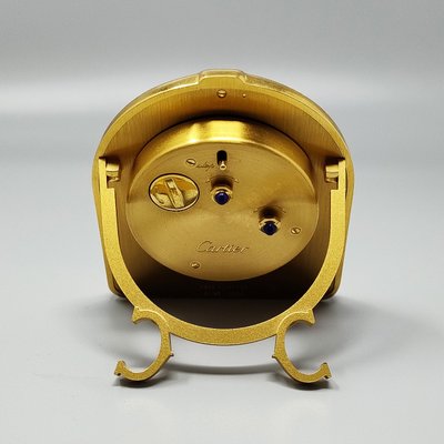 Splendido orologio-sveglia Cartier Romane Pendulette degli anni '80. Prodotto in Svizzera