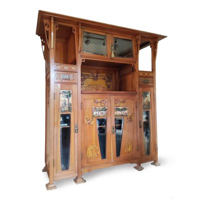Crédence Art Nouveau italienne inspirée par Raimondo D'Aronco