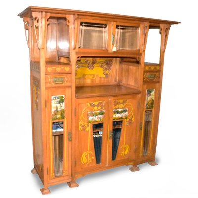 Crédence Art Nouveau italienne inspirée par Raimondo D'Aronco