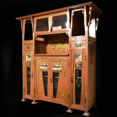 Crédence Art Nouveau italienne inspirée par Raimondo D'Aronco