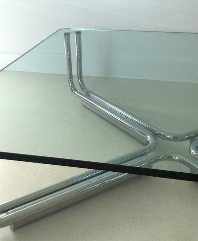 Table basse 784 petit modèle par Gianfranco Frattini pour Cassina, Italie 1968