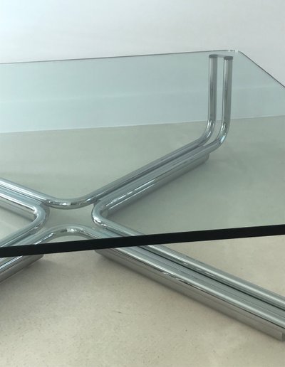 Table basse 784 petit modèle par Gianfranco Frattini pour Cassina, Italie 1968