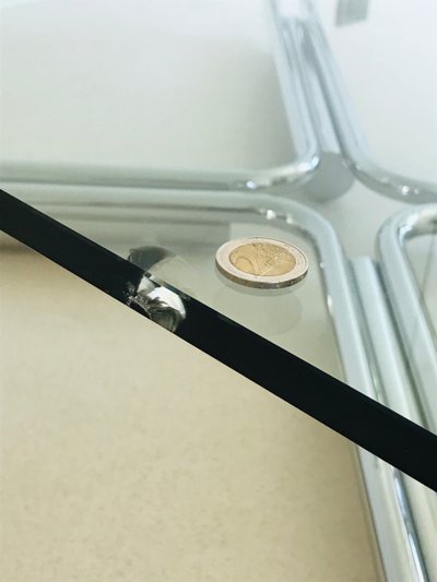 Table basse 784 petit modèle par Gianfranco Frattini pour Cassina, Italie 1968