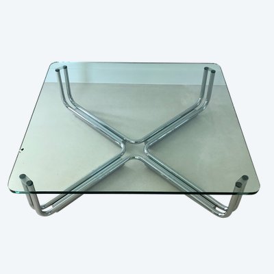 Table basse 784 petit modèle par Gianfranco Frattini pour Cassina, Italie 1968