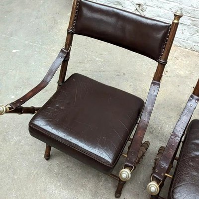 4 Fauteuils De Style Empire
