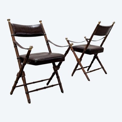 4 Fauteuils De Style Empire